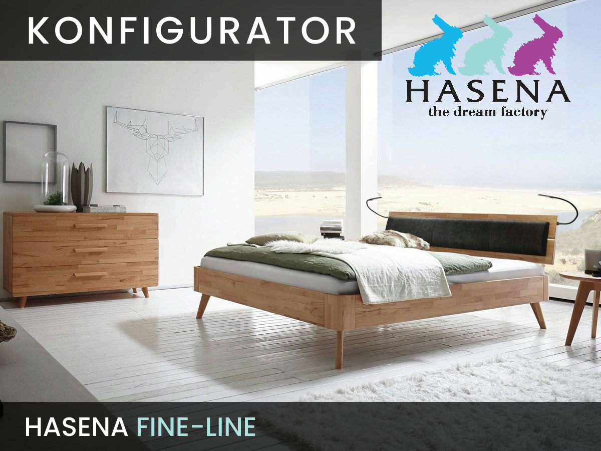 Konfigurator: Fine-Line Massivholzbett
