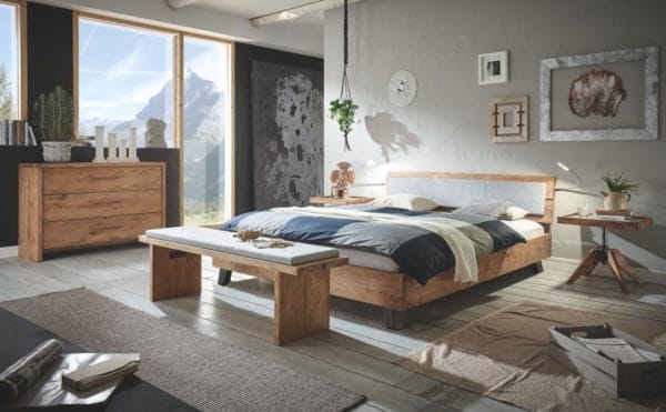 Jeno Alpa Bett - Oak-Wild Vintage Cadro 18
