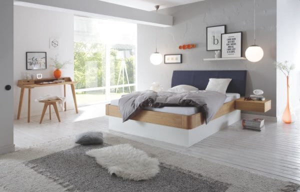 Konfigurator: Oak-bianco Massivholzbett – Bild 7