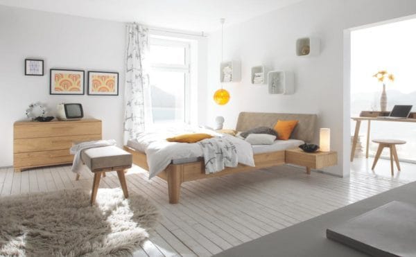Konfigurator: Oak-bianco Massivholzbett – Bild 6