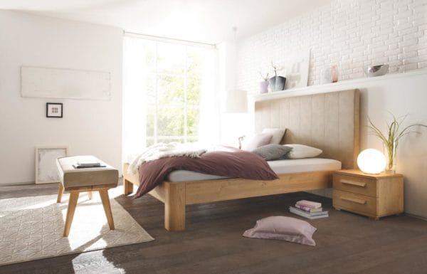 Konfigurator: Oak-bianco Massivholzbett – Bild 3