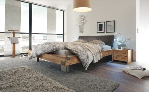 Quada Ripo Bett - Oak-Wild Vintage Bloc 16
