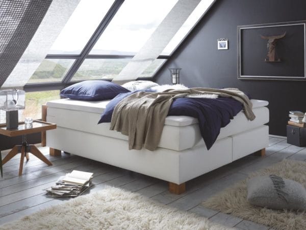 Boxspringbetten Fur Dachschragen Mit Niedrigem Kopfteil
