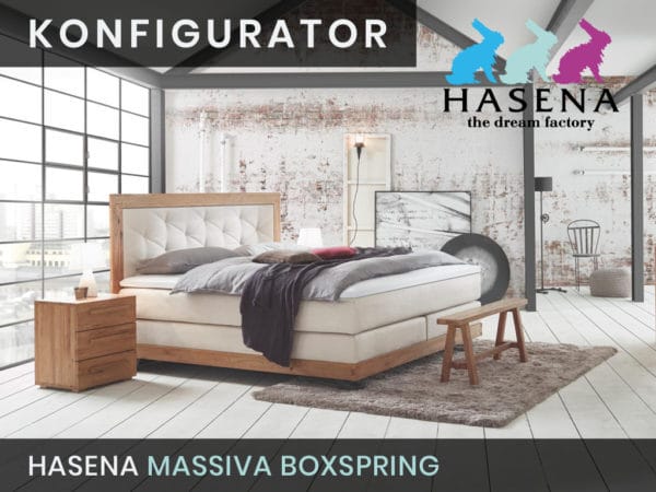 Konfigurator: Massiva Boxspringbett