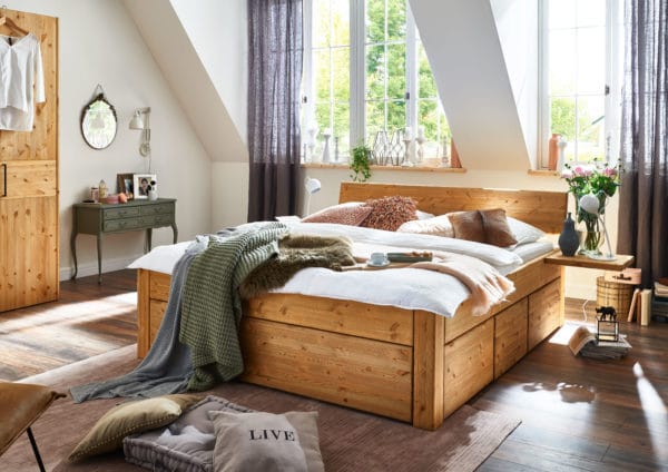 Konfigurator: Easy Sleep II Massivholzbett mit Schubladen – Bild 7