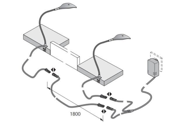 Spot LED-Leselampe
