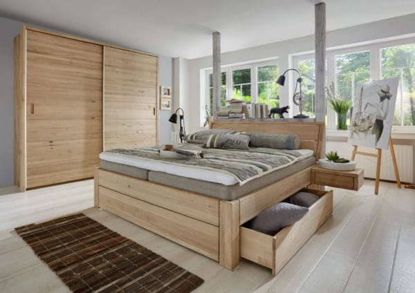 Easy Sleep Nachttisch Ablage 2 (optional mit Schublade) – Bild 2