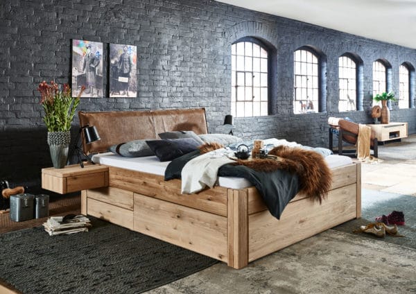 Ida Massivholzbett mit Schubladen - Easy Sleep II – Bild 3