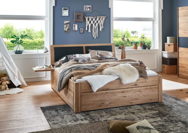 Karla Massivholzbett mit Schubladen - Easy Sleep II – Bild 2