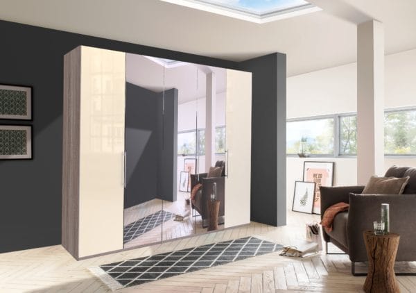 Kleiderschrank Loft I mit Spiegel – Bild 3