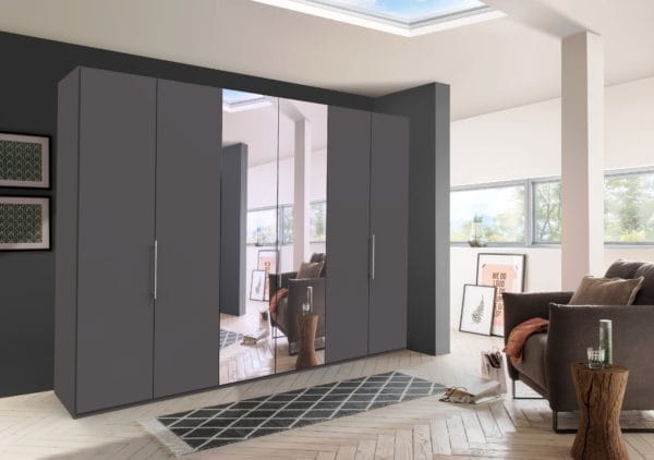 Kleiderschrank Loft I mit Spiegel