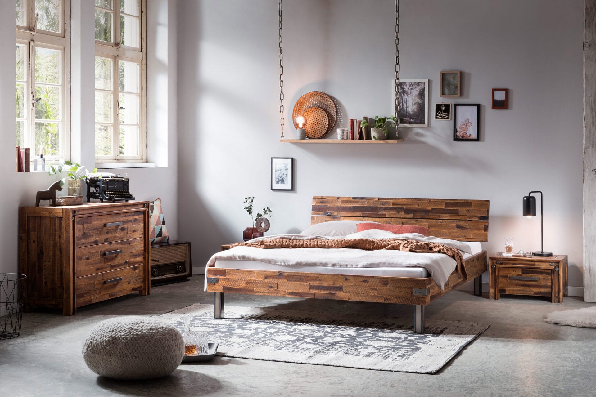 Duno Bett – Industrial-Loft