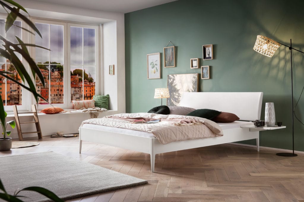 Hochwertiges Bett weiß - 2024er Kollektion - exklusiv & stilvoll