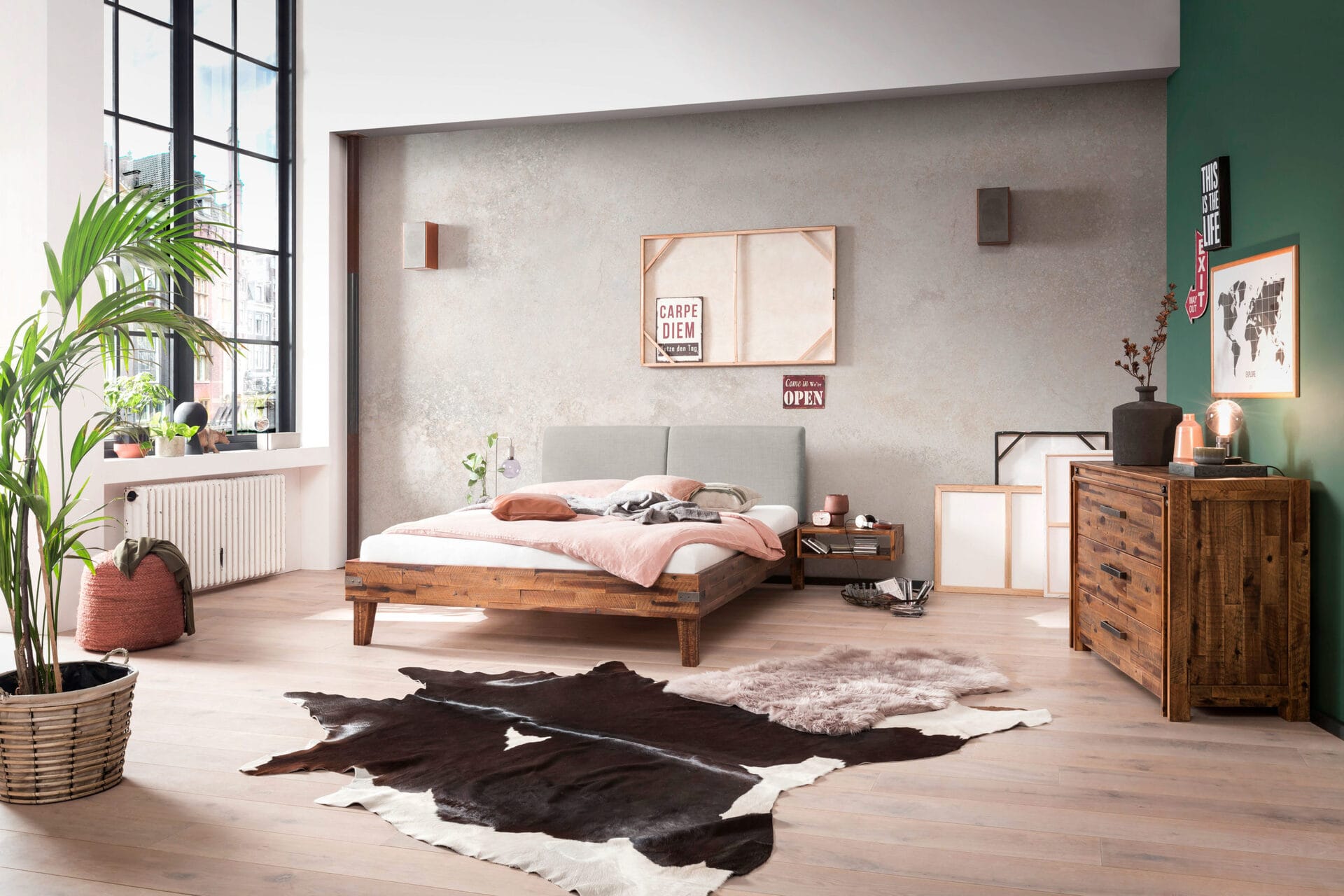 Alino Bett – Industrial-Loft