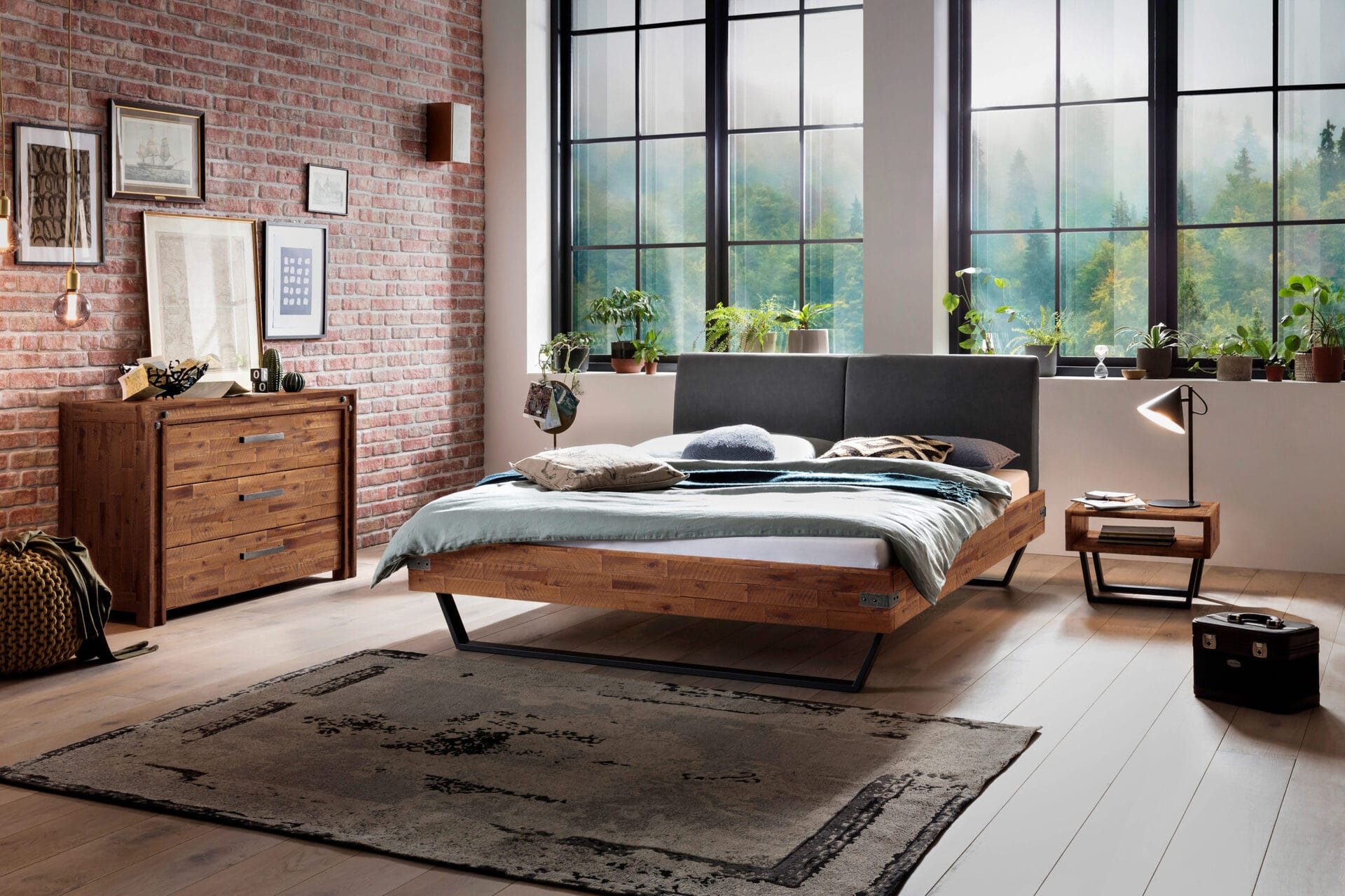 Ezzino Bett – Industrial-Loft