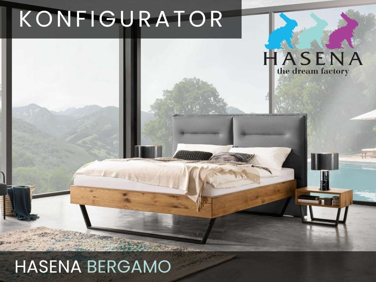 Konfigurator: Bergamo Massivholzbett