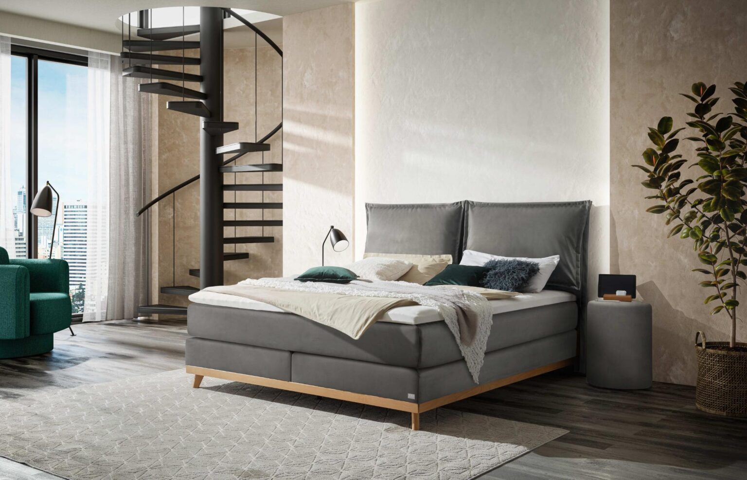Hochwertige Boxspring Betten - 2026er Kollektion - exklusiv & stilvoll